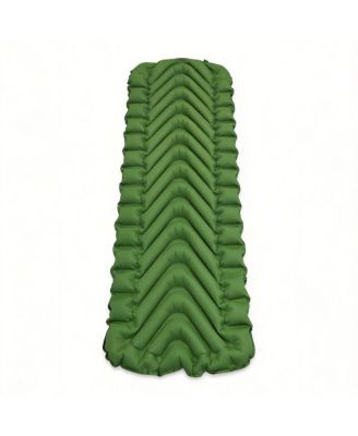 Static V Inflatable Sleeping Pad Camping Hiking Backpacking Air Bed Uninsulated Camping Outdoor Recreation Gear