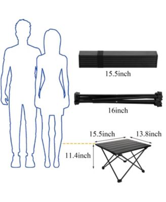 Camping Folding Table Portable Aluminum Outdoor Picnic Beach Camping Outdoor Recreation Gear