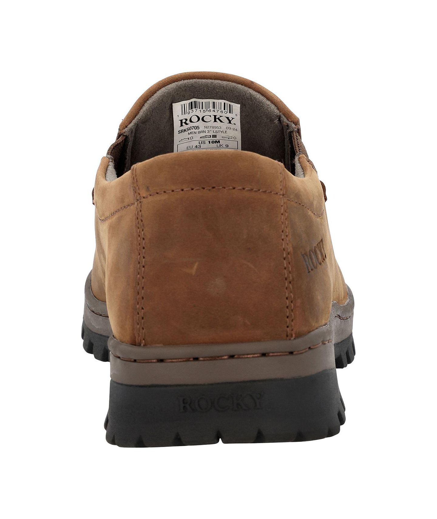 Мужские туфли ROCKY Outback LTE Moc Toe Loafer Outdoor, цвет: Коричневый — фото 3