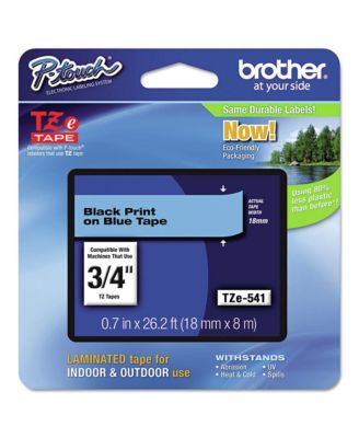 TZE541 0.7 in. x 26.2 ft. TZe Standard Adhesive Laminated Labeling Tape