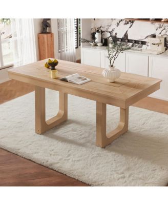 60 - 78 Inch Extendable Farmhouse Dining Table