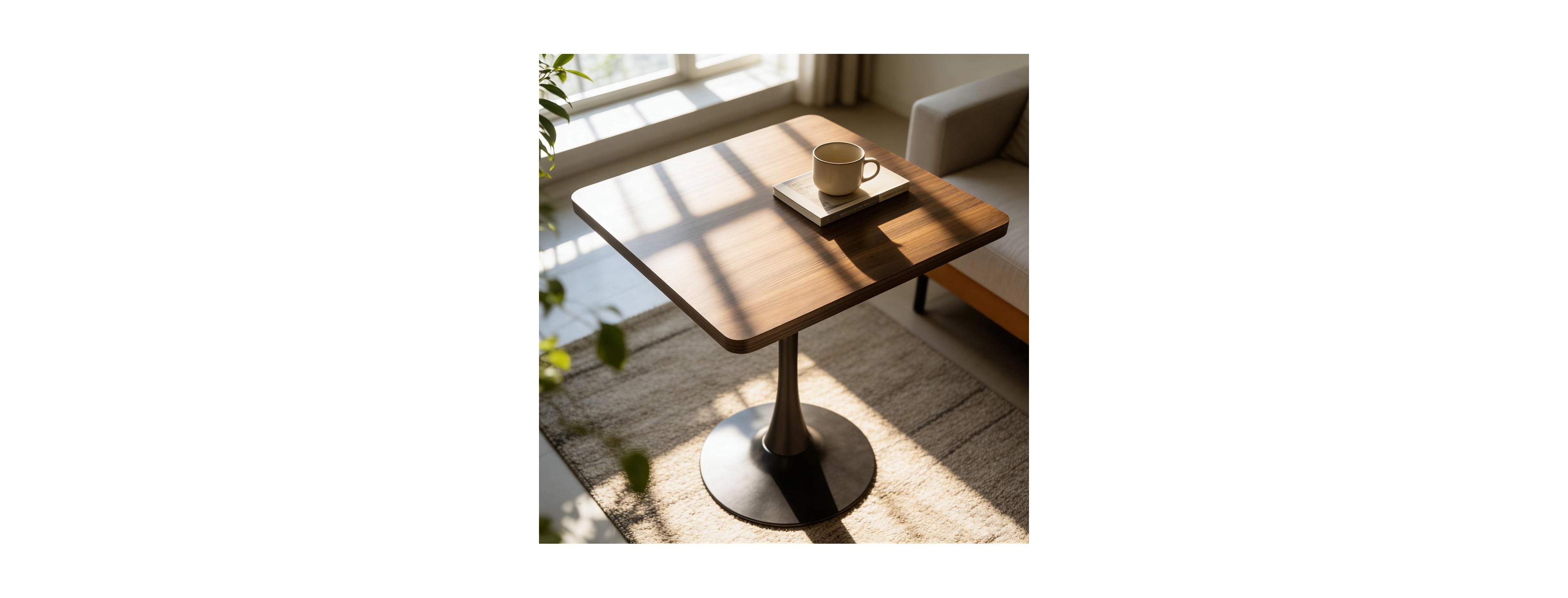 Streamdale Furniture Tulip Dining Table, Mid Century Modern Bistro Table