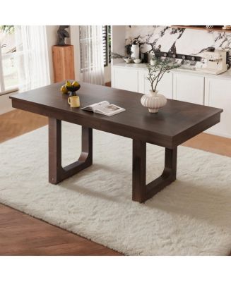 Streamdale Furniture Extendable Farmhouse Dining Table - Macy's