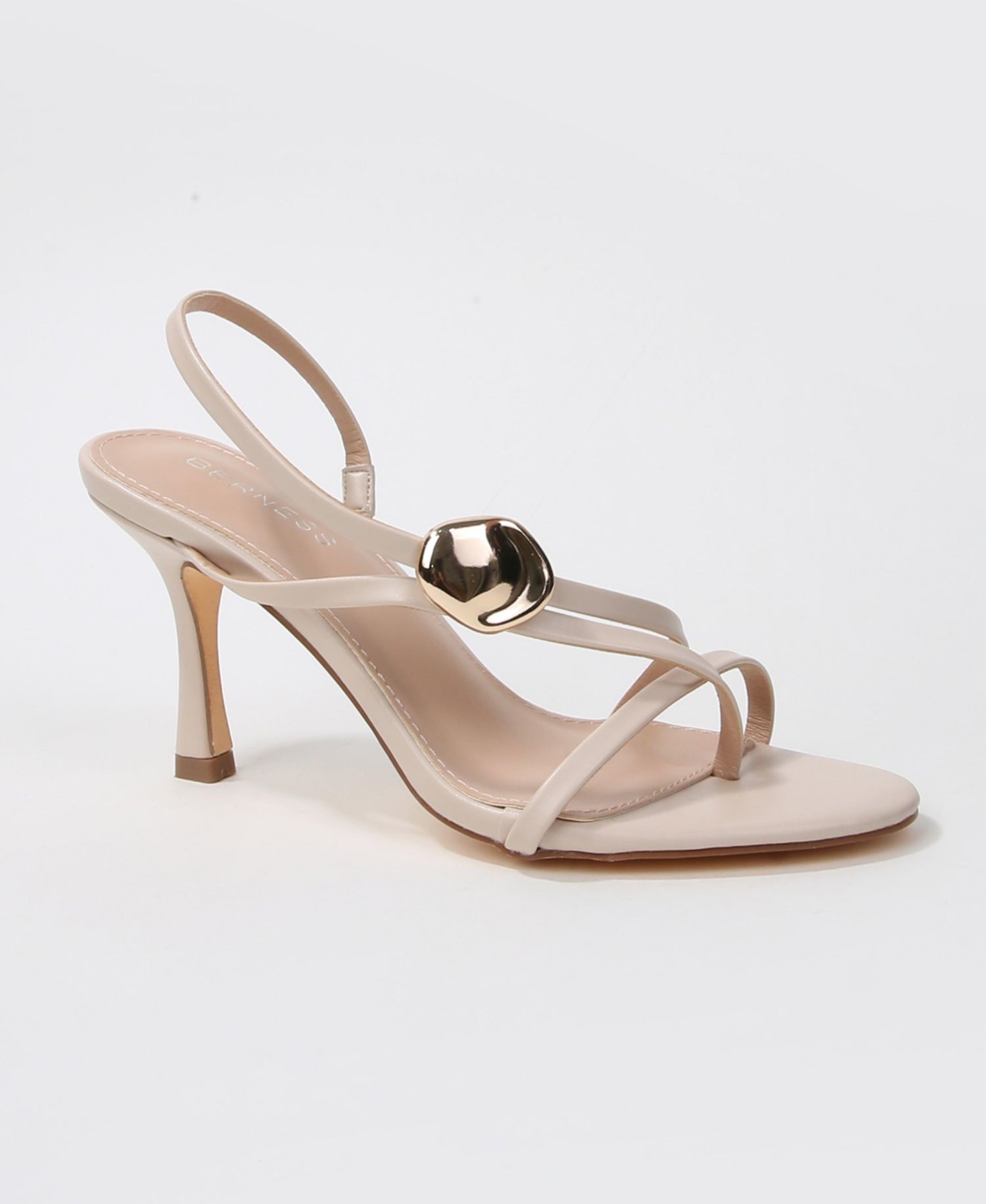 Women's Hebe Gold-Tone Nugged Slingback Dress Sandals