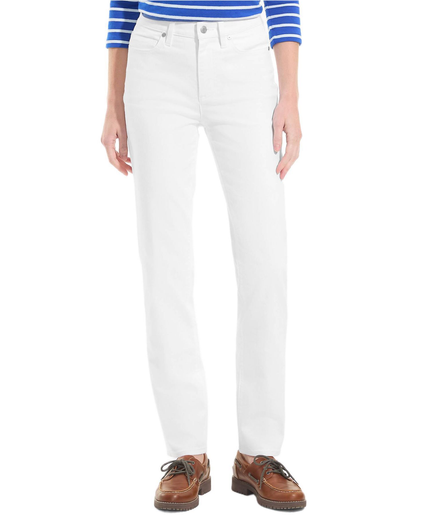 Women's High Rise Straight Leg Jeans