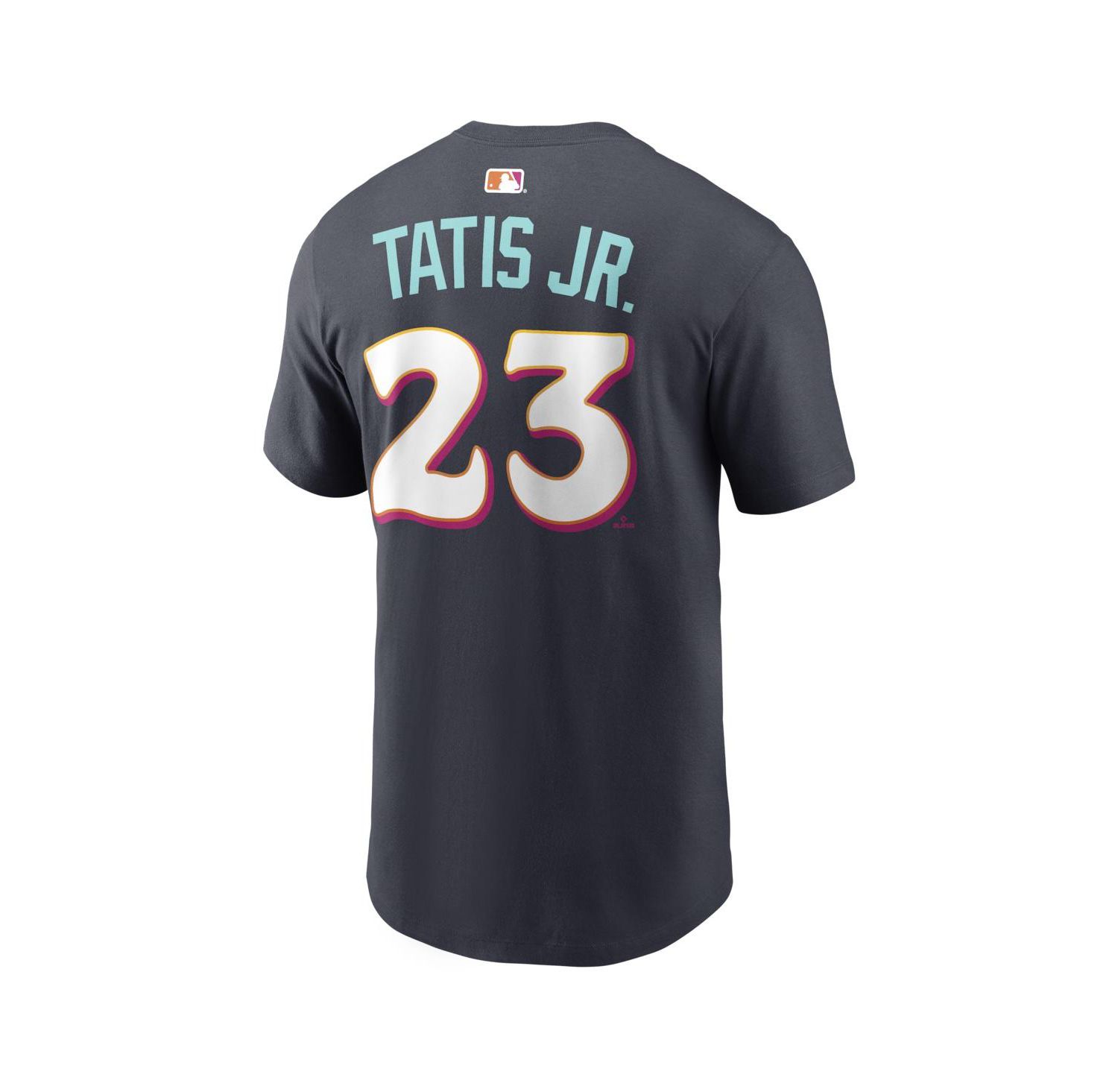 Men's Fernando Tatis Jr. Black San Diego Padres 2026 City Connect Name & Number T-Shirt