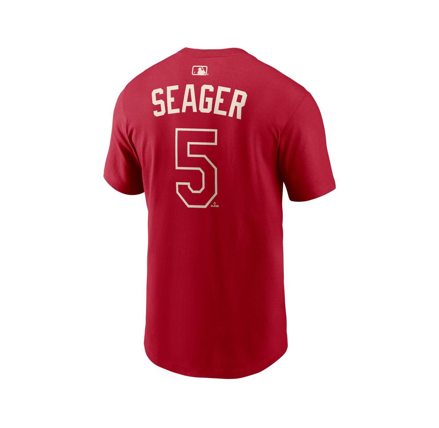 Men's Corey Seager Red Texas Rangers 2026 City Connect Name & Number T-Shirt