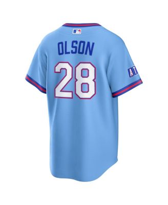 Men's Matt Olson Powder Blue Atlanta Braves 2026 City Connect Stadium Jersey