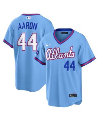 Nike - Men's Hank Aaron Powder Blue Atlanta Braves 2026 City Connect Stadium Jersey