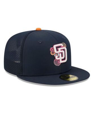 Men's Cream/Navy San Diego Padres 2026 City Connect Batting Practice 59FIFTY Fitted Hat