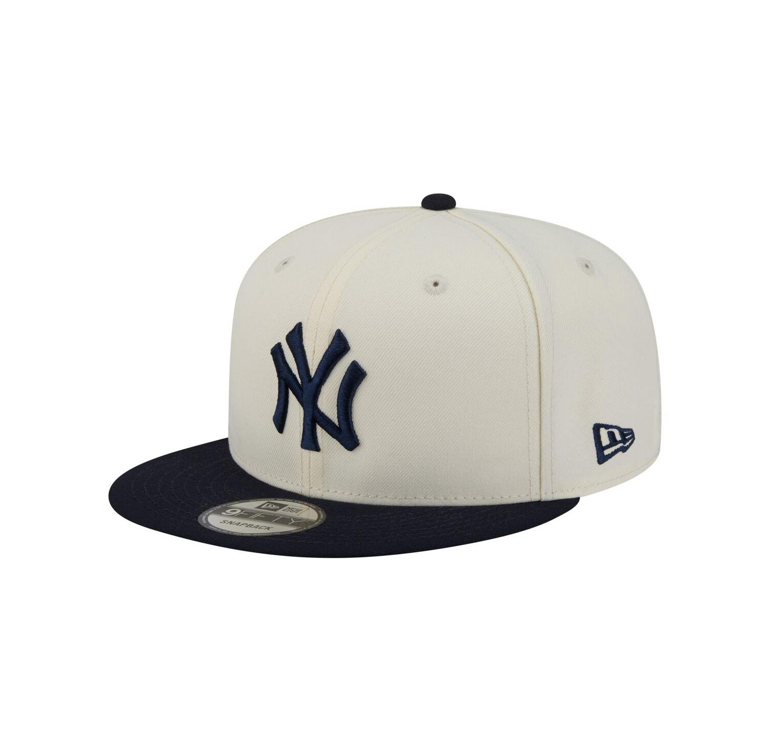 Men's Cream/Navy New York Yankees Localized 9FIFTY Snapback Hat