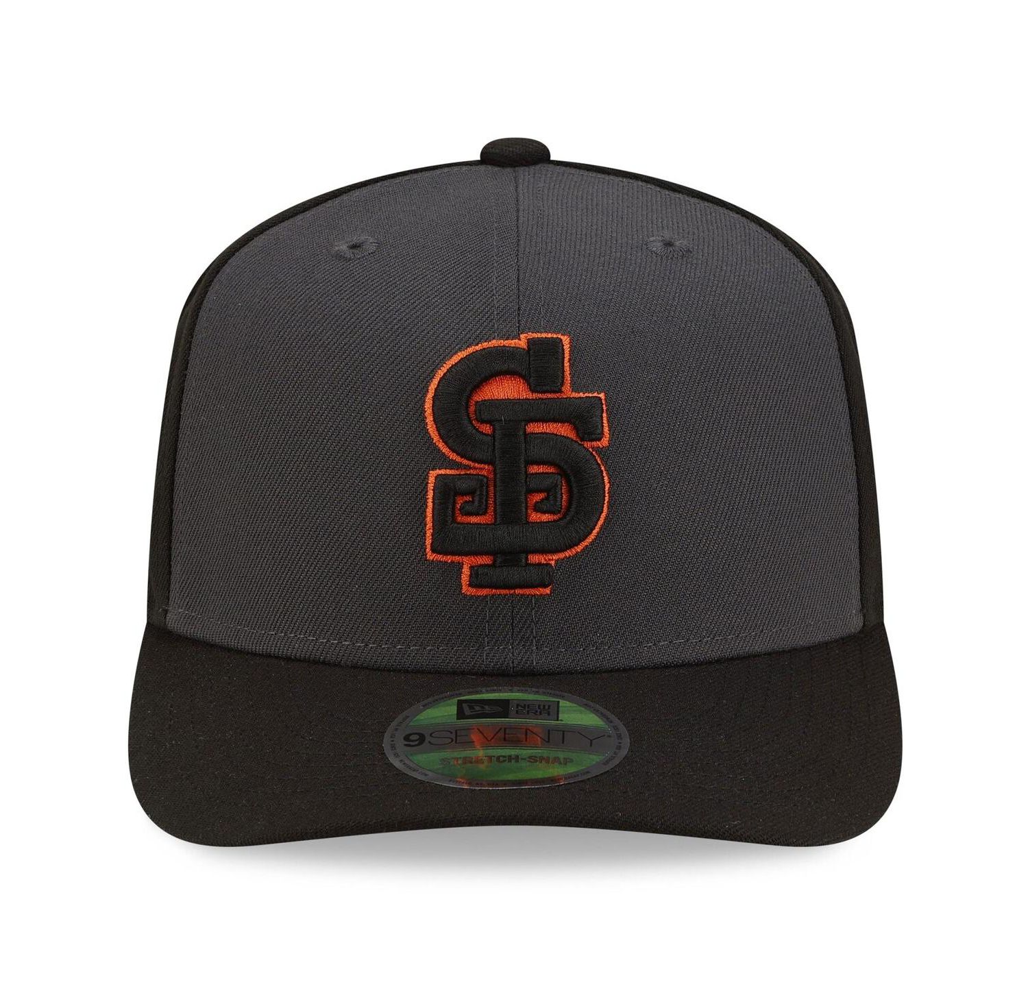 Men's Gray/Black San Francisco Giants Player Replica Alternate 9SEVENTY Adjustable Hat