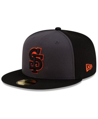 Men's Gray/Black San Francisco Giants Authentic Collection Alternate 59FIFTY Fitted Hat