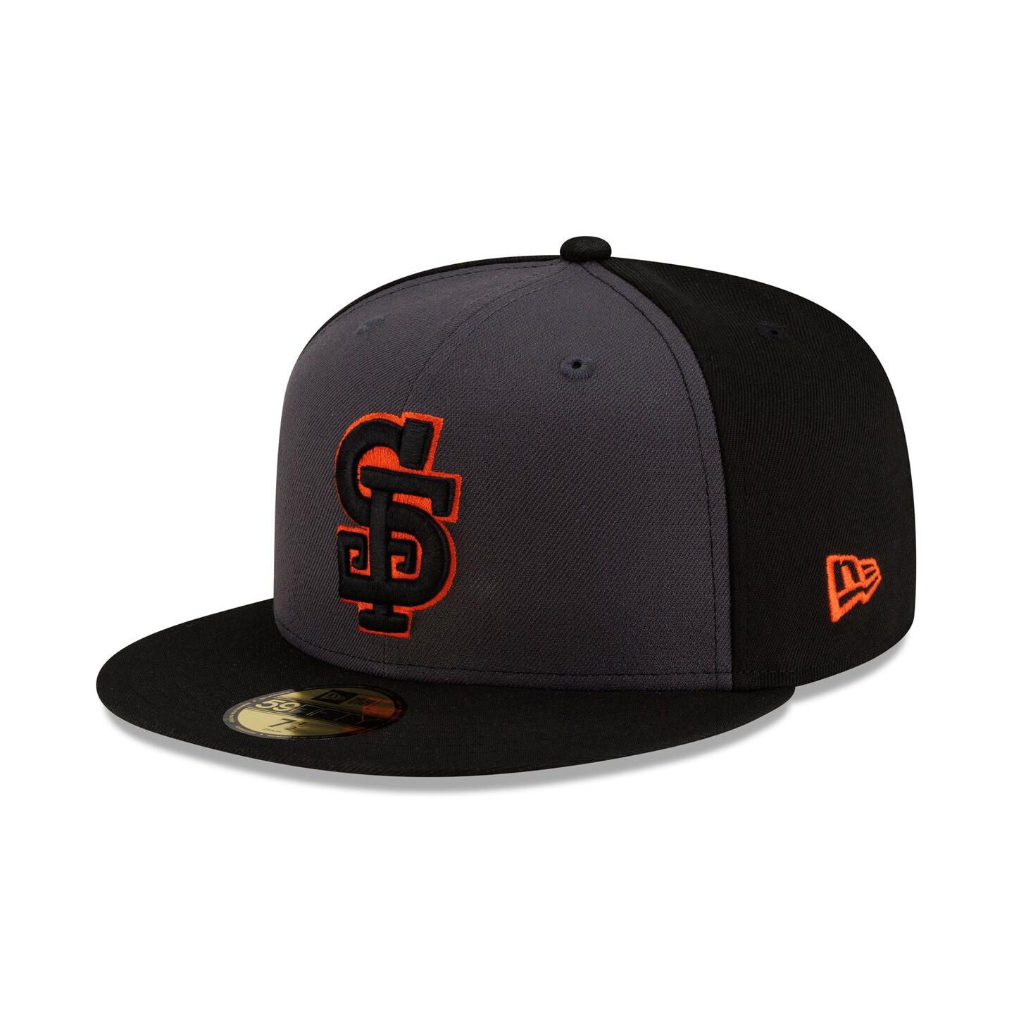Мужская кепка New Era Gray/Black San Francisco Giants Authentic Collection Alternate 59FIFTY Fitted Hat — фото 1