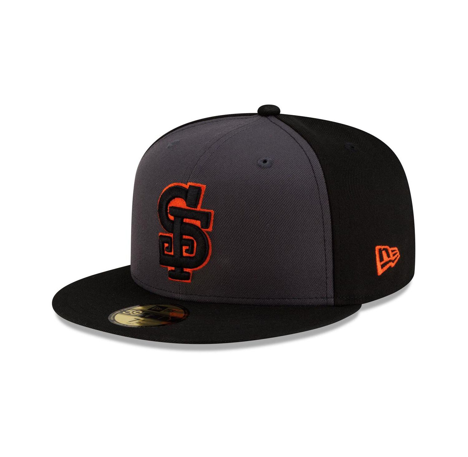 Men's Gray/Black San Francisco Giants Authentic Collection Alternate 59FIFTY Fitted Hat