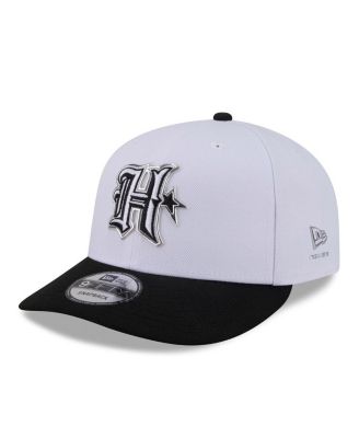 Men's White/Black Houston Texans 2026 NFL Draft Pre-Curved 9FIFTY Snapback Hat
