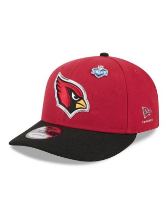 Men's Cardinal/Black Arizona Cardinals 2026 NFL Draft On Stage Pre-Curved 9FIFTY Snapback Hat