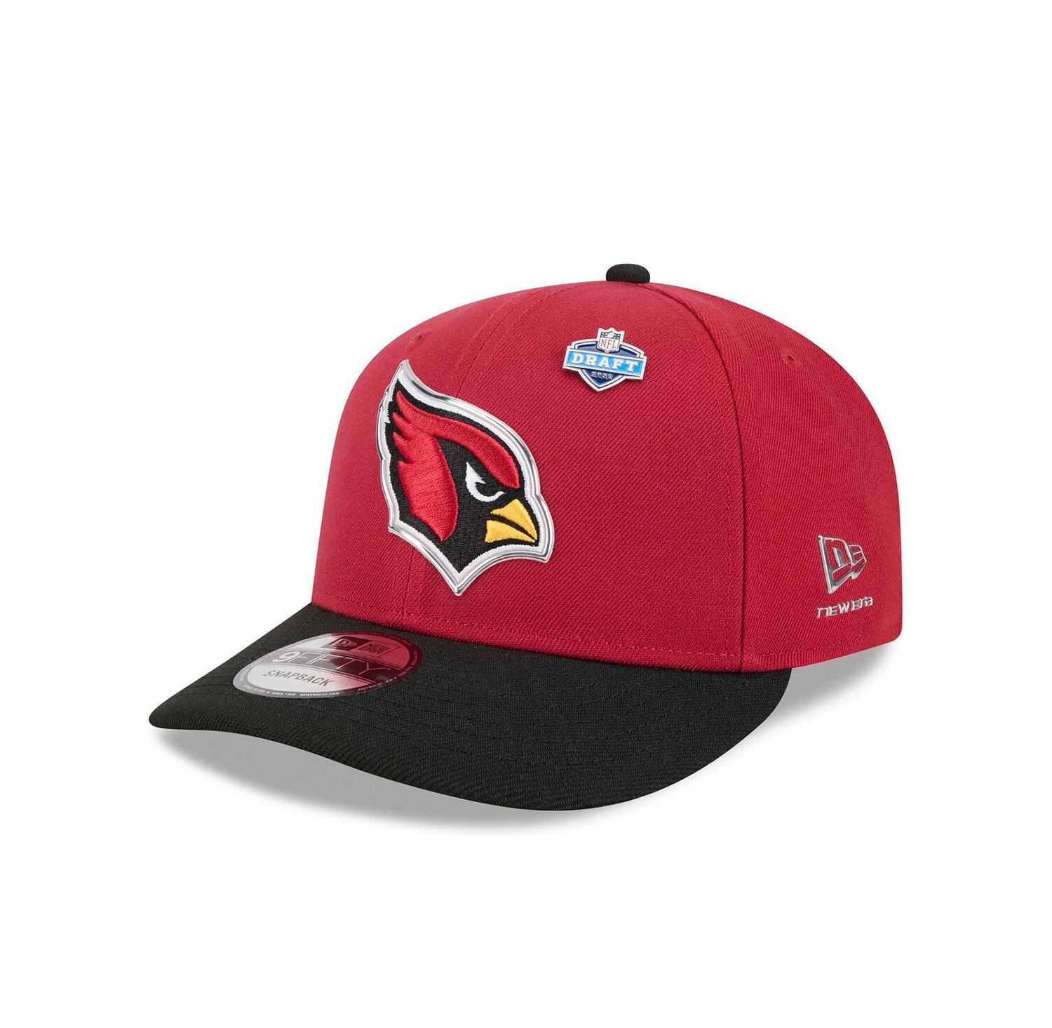 Men's Cardinal/Black Arizona Cardinals 2026 NFL Draft On Stage Pre-Curved 9FIFTY Snapback Hat