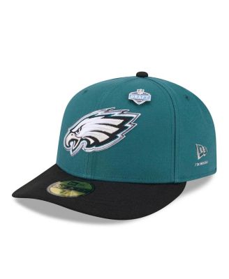 Men's Midnight Green/Black Philadelphia Eagles 2026 NFL Draft Pre-Curved 59FIFTY Fitted Hat