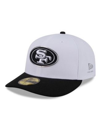 Men's White/Black San Francisco 49ers 2026 NFL Draft Pre-Curved 59FIFTY Fitted Hat