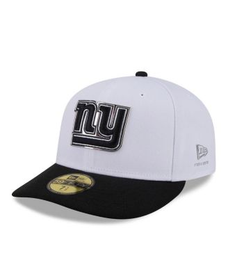 Men's White/Black New York Giants 2026 NFL Draft Pre-Curved 59FIFTY Fitted Hat