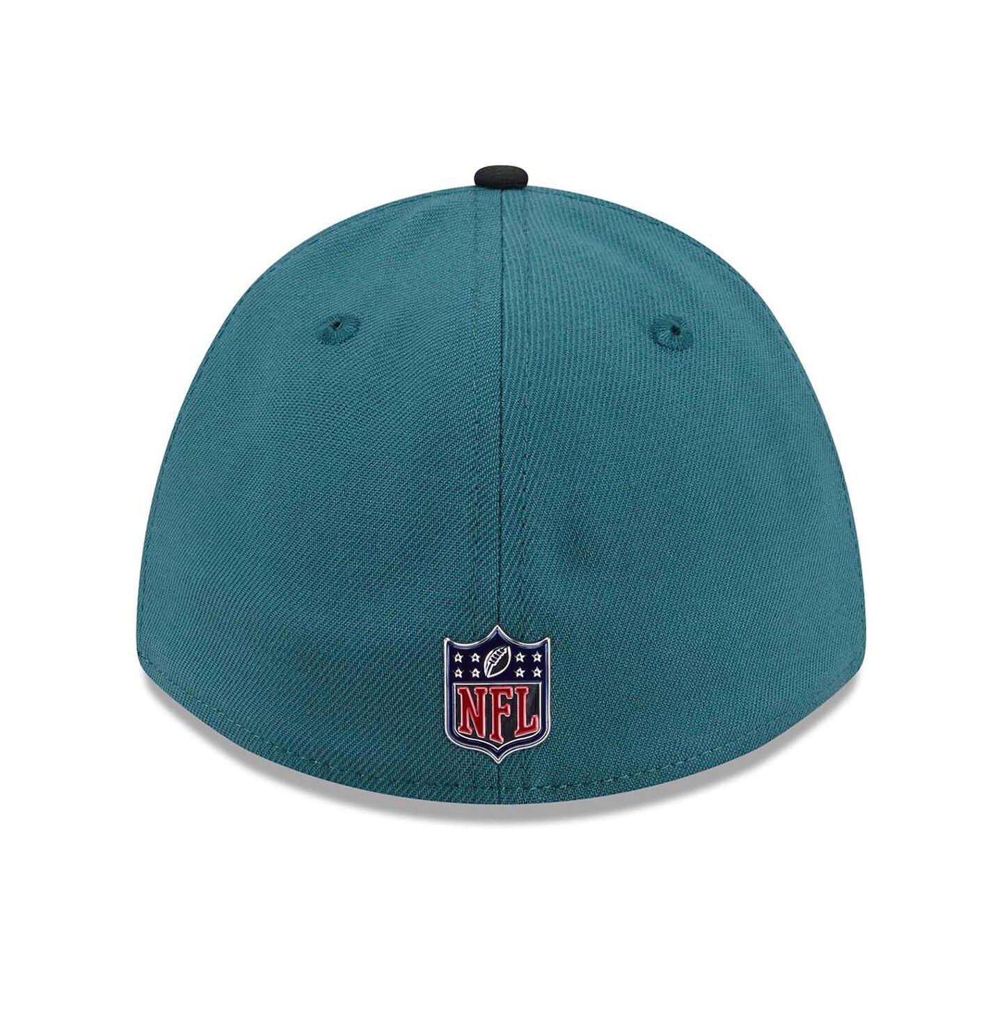 Мужская кепка New Era Midnight Green/Black Philadelphia Eagles 2026 NFL Draft 39THIRTY M-Crown Flex Hat — фото 4