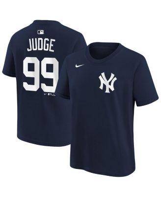 Big Boys and Girls Aaron Judge Navy New York Yankees Name & Number T-Shirt