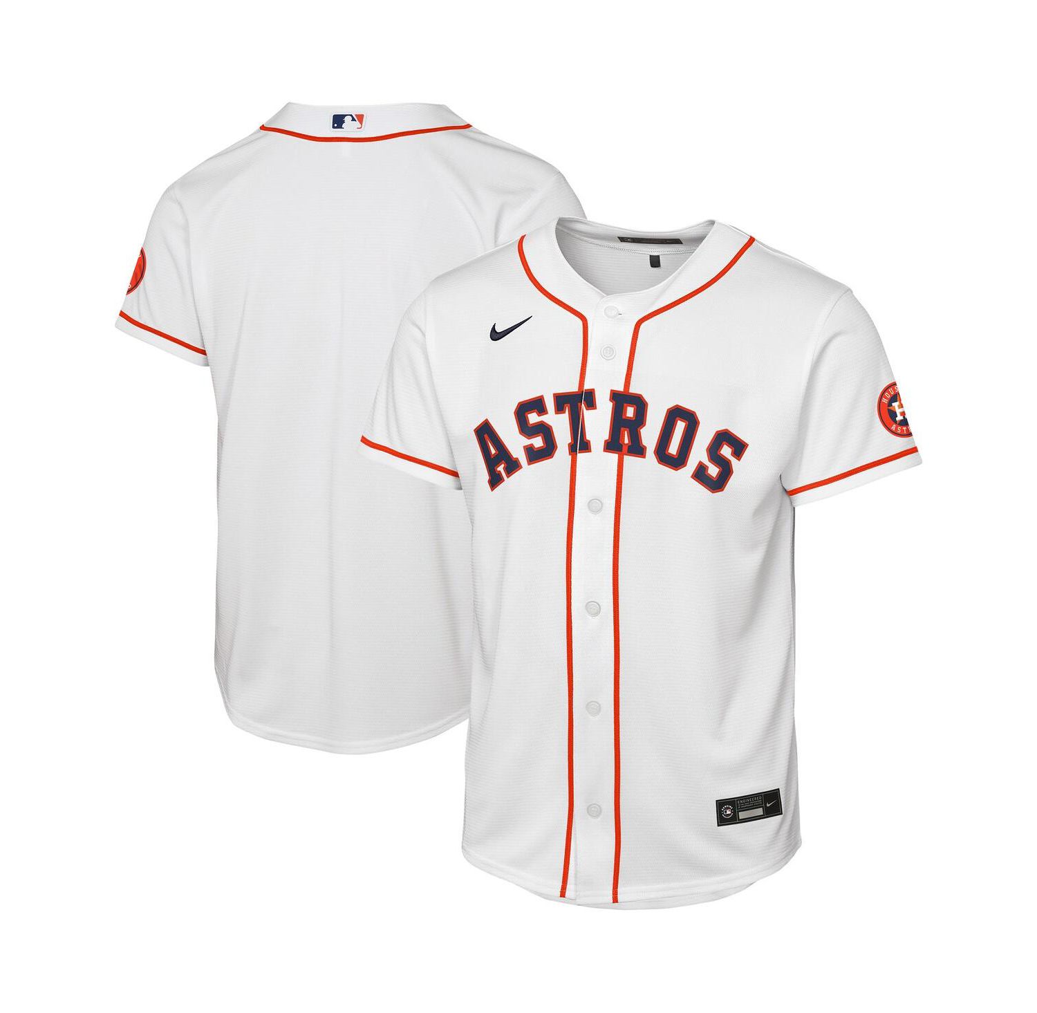 Big Boys and Girls White Houston Astros Home Stadium Jersey