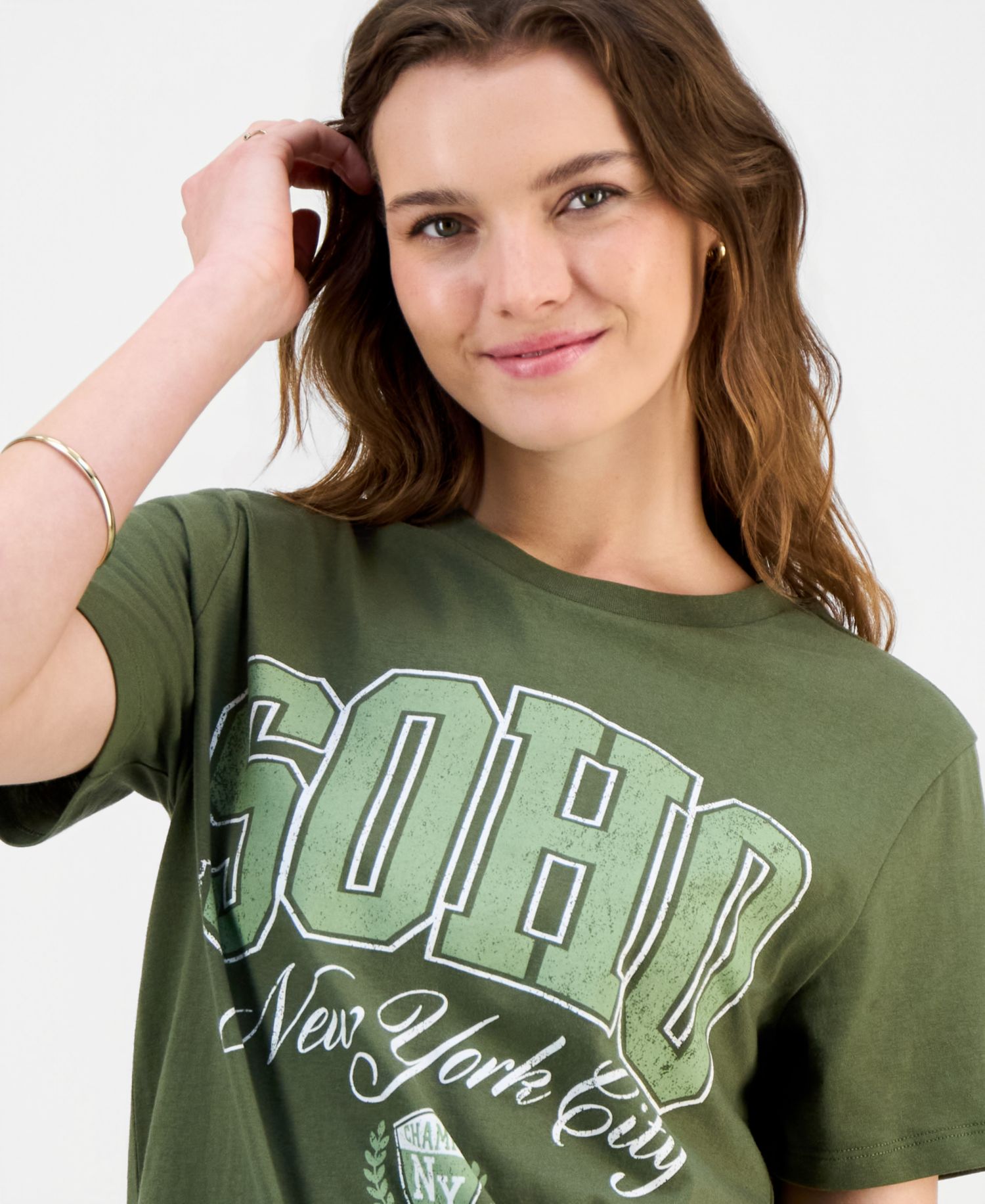 Juniors' Soho NYC Graphic-Print Tee