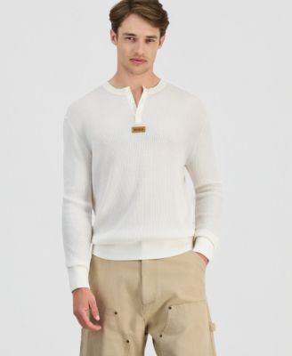 HUGO by Men's Sranger Henley Sweatshirt