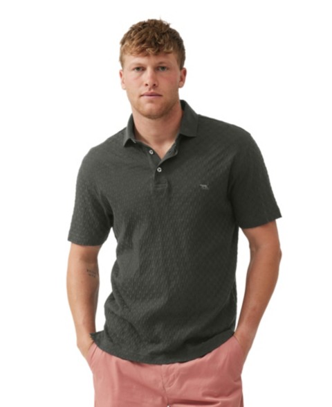 Мужские рубашки Rodd & Gunn Men's Huntsbury Short Sleeve Ultra Soft Cotton Polo Shirt