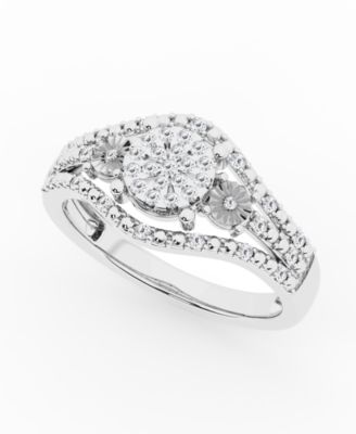 Macy's - Diamond Ring (1/4 ct. t.w.) in Sterling Silver