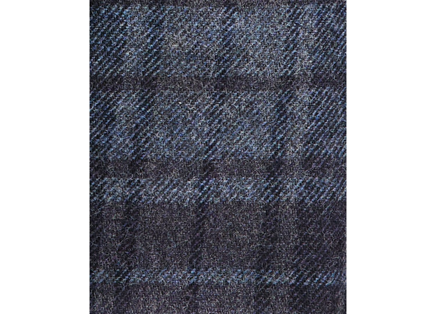 Men's Classic-Fit Blue Plaid Overcoat