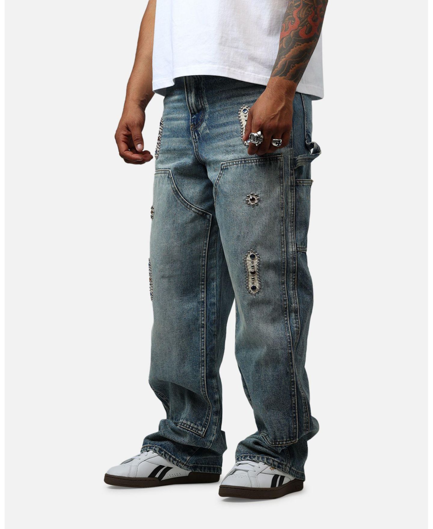 Мужские джинсы mnml Ultra Baggy Western Jewel — фото 4