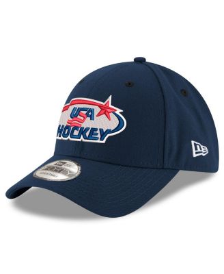 Men's Navy US Hockey 9FORTY Adjustable Hat
