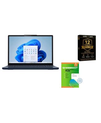15.3" IdeaPad Slim 3 Laptop AMD Ryzen 7 8840HS 16GB RAM 512GB SSD Bundle with 1 year CPS Protection, AUX & HDMI Cables, 6-Month Webroot Antivirus