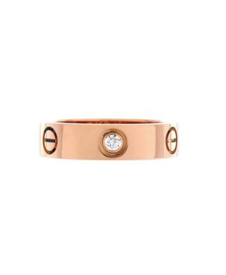 Love 3 Diamonds Band Ring
