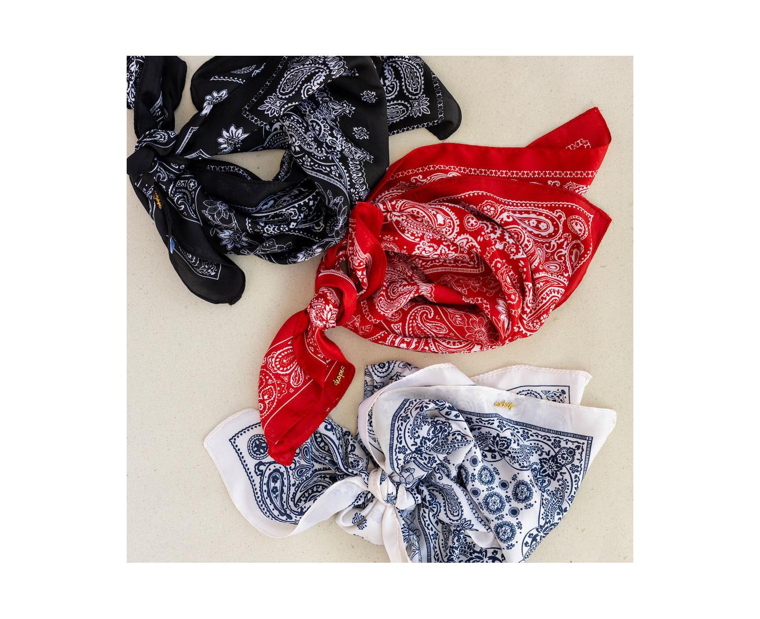 Women's Satin Paisley Headscarf