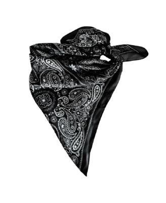 Women's Satin Paisley Headscarf