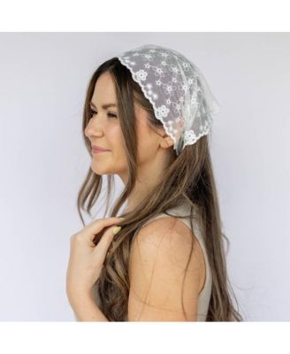 Women's Delicate Lace Headscarf