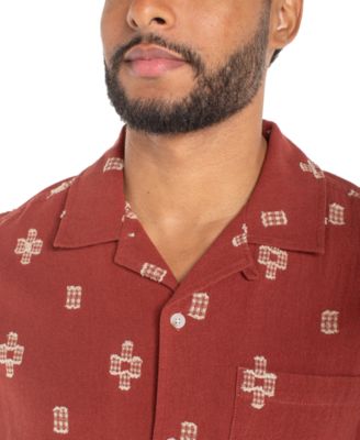 Men's Short-Sleeve Camp Collar Shirt