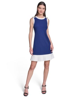 KARL LAGERFELD PARIS Women's Blue Dresses | Macy's