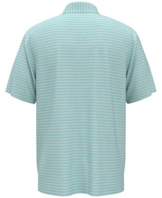 Men's Heathered Stripe Golf Polo Shirt