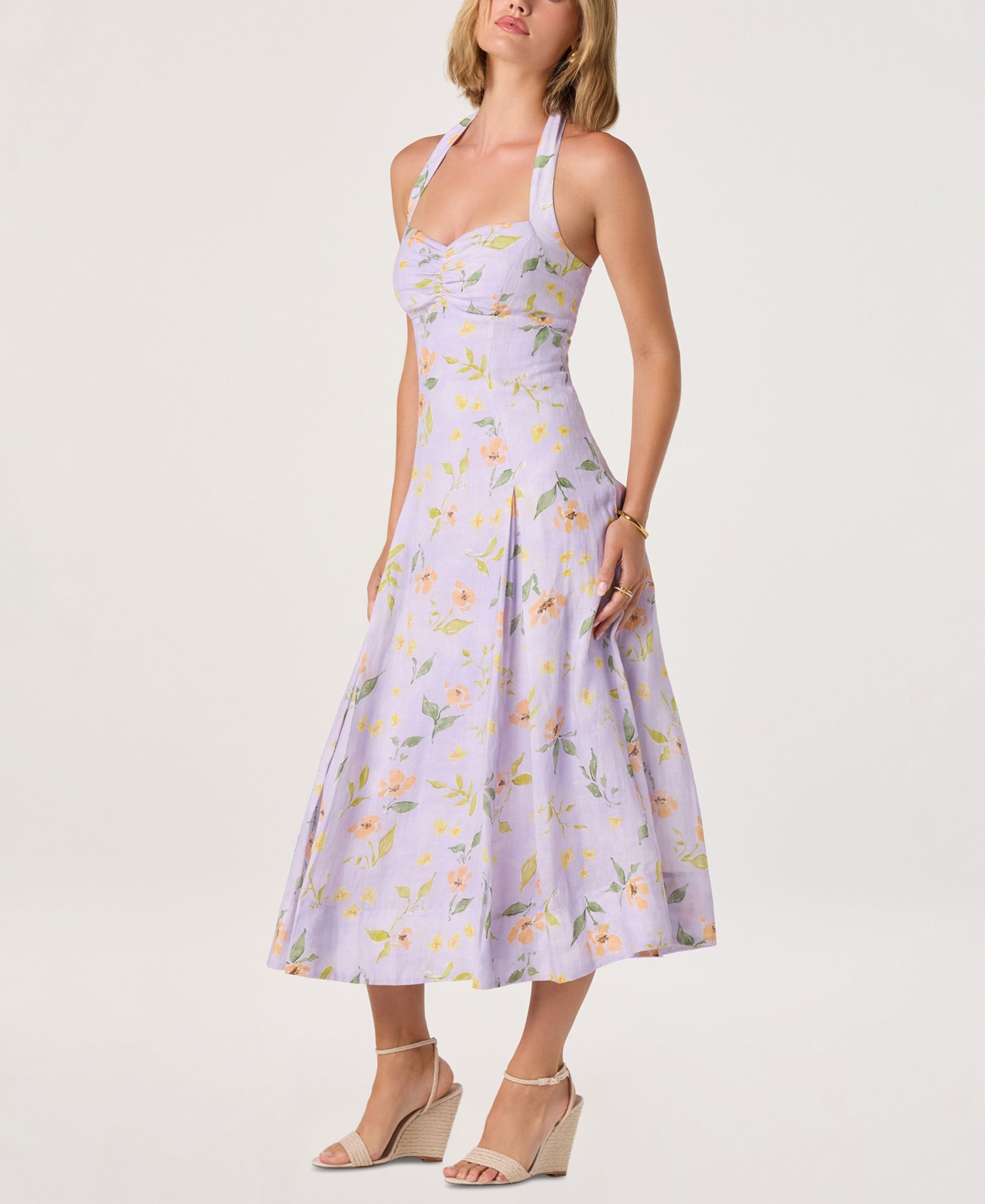 Women's Sweetheart Halter Neck Dress
