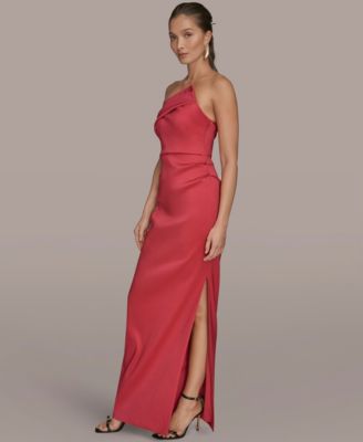 Women's Ruched Strapless Gown