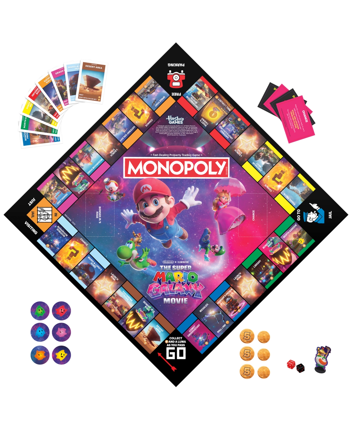 Monopoly The Super Mario Galaxy Movie Edition Board Game