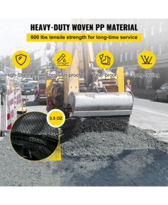 Geotextile Fabric, 12.5 x 50 ft, Heavy Duty Driveway Drain Cloth