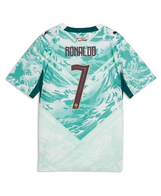 Big Boys and Girls Cristiano Ronaldo White Portugal National Team 2026 Away Replica Jersey