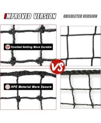 Baseball Softball Backstop Nets,Sports Net,Sports Netting Barrier,Sports Netting for Backyard,Twisted Knotted PE Net