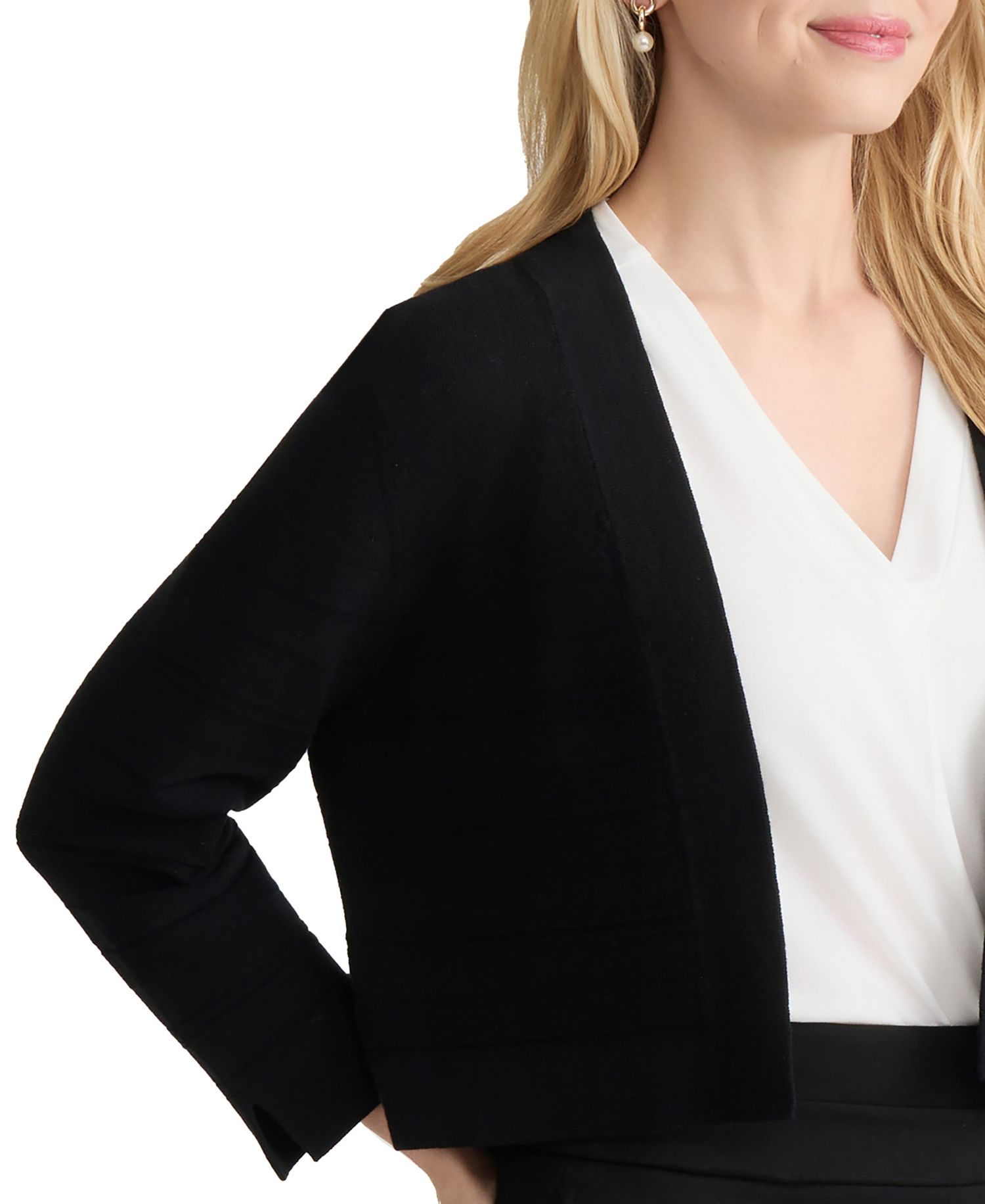 Women's Cotton-Blend Cropped Shrug